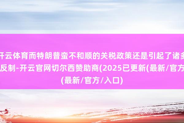 开云体育而特朗普蛮不和顺的关税政策还是引起了诸多国度的反制-开云官网切尔西赞助商(2025已更新(最新/官方/入口)