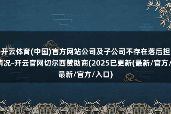 开云体育(中国)官方网站公司及子公司不存在落后担保的情况-开云官网切尔西赞助商(2025已更新(最新/官方/入口)