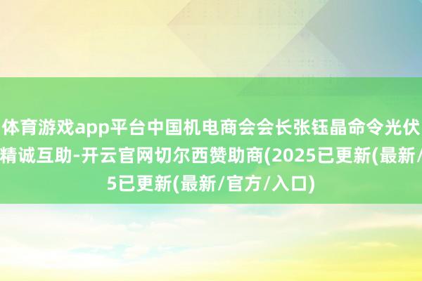 体育游戏app平台中国机电商会会长张钰晶命令光伏高卑劣企业精诚互助-开云官网切尔西赞助商(2025已更新(最新/官方/入口)