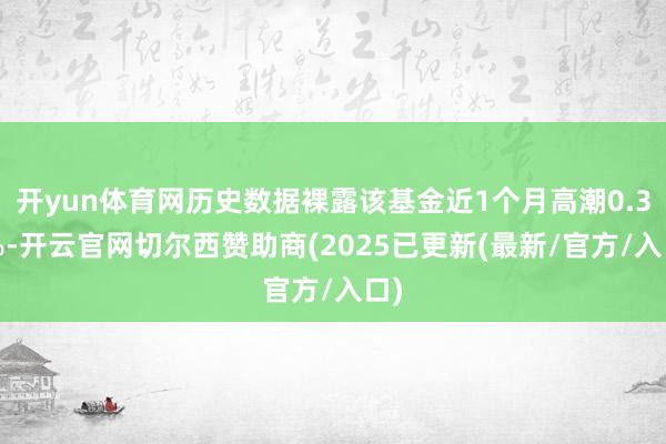 开yun体育网历史数据裸露该基金近1个月高潮0.31%-开云官网切尔西赞助商(2025已更新(最新/官方/入口)